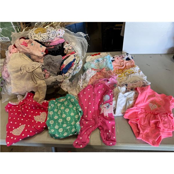 Large lot of baby Clothing 0 to 3 months