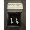 Image 1 : 14K Gold Plated 4.0ct  dangle earrings