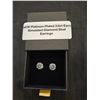 Image 1 : Platinum plated stud earrings