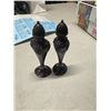 Image 1 : Silver plate, salt and pepper