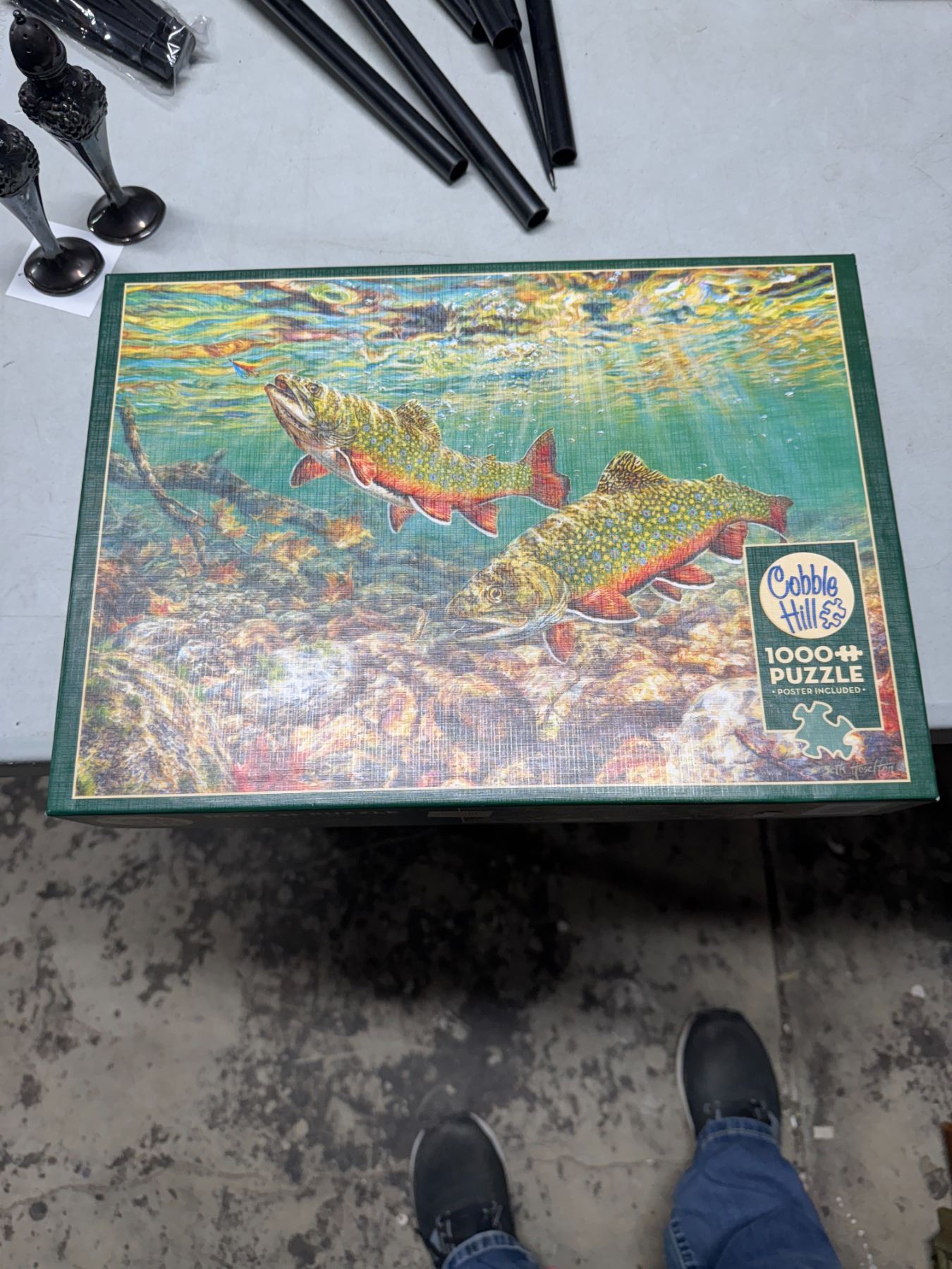 Cobble Hill Puzzle 1000 Pezzi Scena Da Spiaggia - Poster Incluso - Fatto In USA Con Carta Di Lino - 3