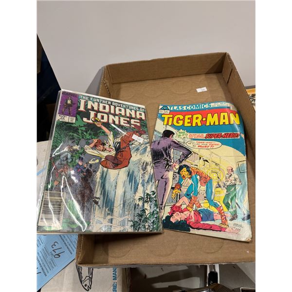 Indiana Jones and Tiger-man comics
