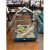 Image 1 : Bird cage and contents