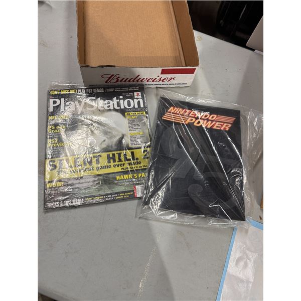 PlayStation magazine and Nintendo Power