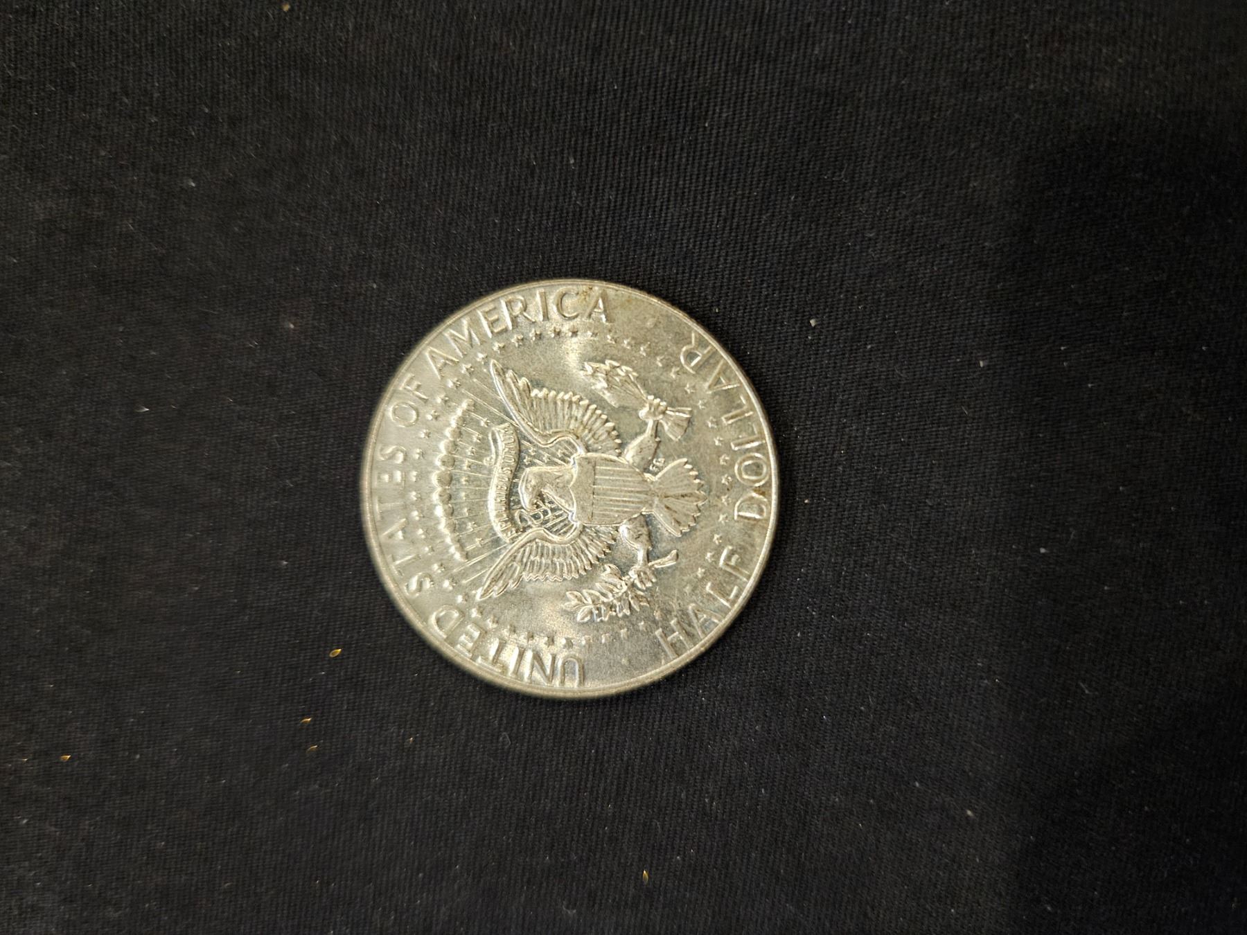 1969 Silver American half dollar