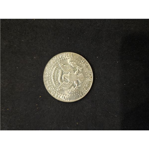 1969 Silver American half dollar