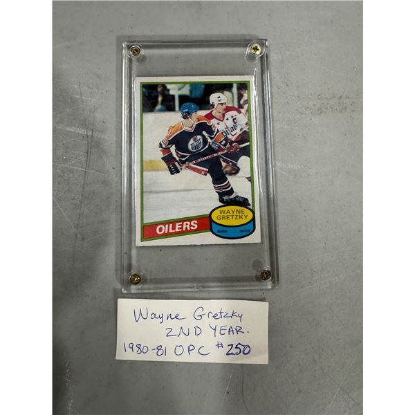 Oilers Wayne Gretzky card