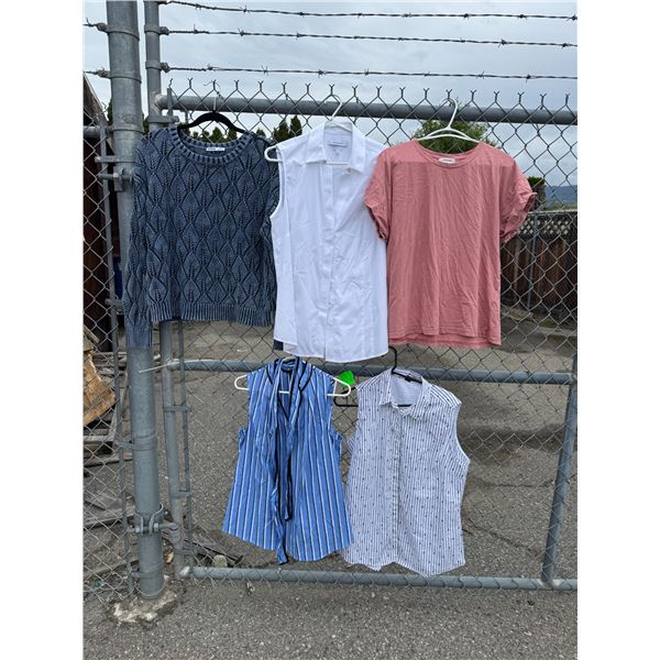 Tops size large, 12, 14,