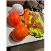 Image 1 : Hardhats and safety vests
