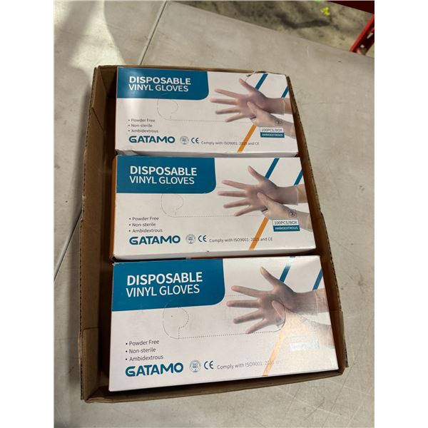 Vynal disposable gloves