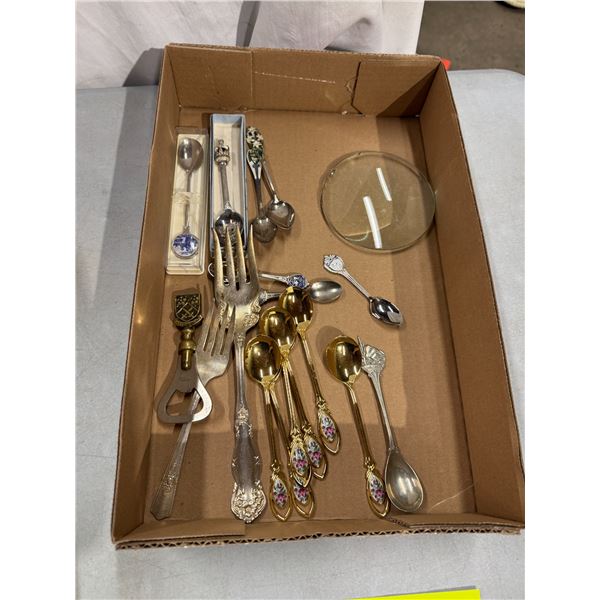 Assorted Collector, spoons and other items