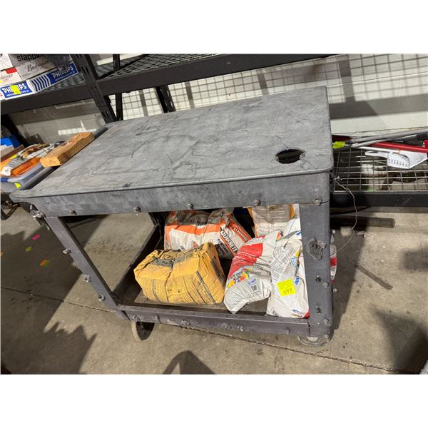 Rolling cart contents not include included