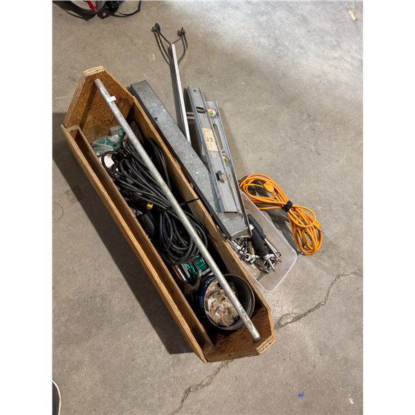 Assorted tools and toolbox