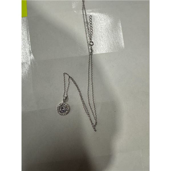 Pendant and necklace  stamped 925