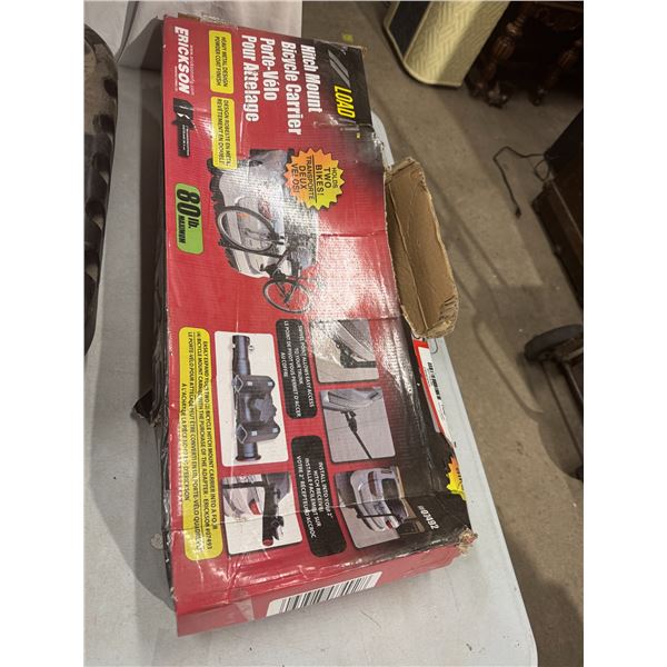 Hitch mount bicycle carrier