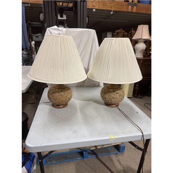 Pair of lamps