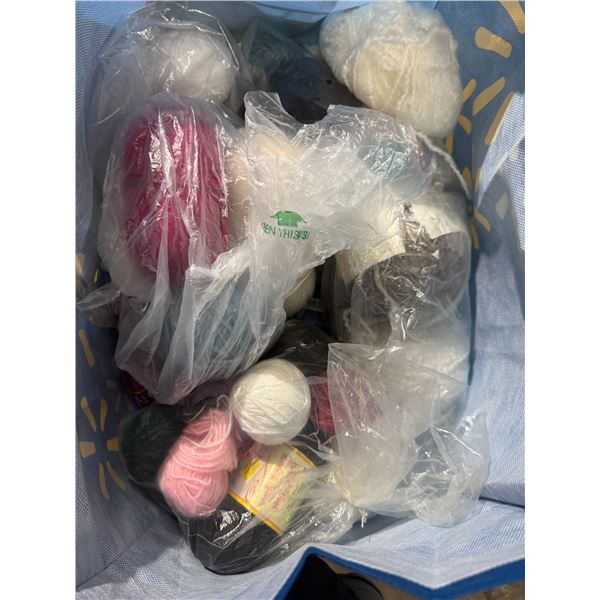 Yarn and knitting needles