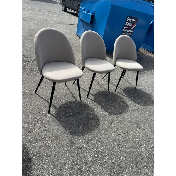 Three chairs