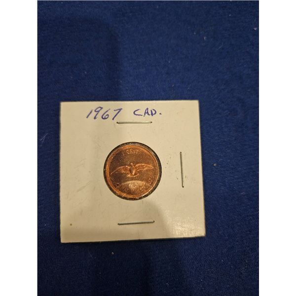 1967 Canadian penny