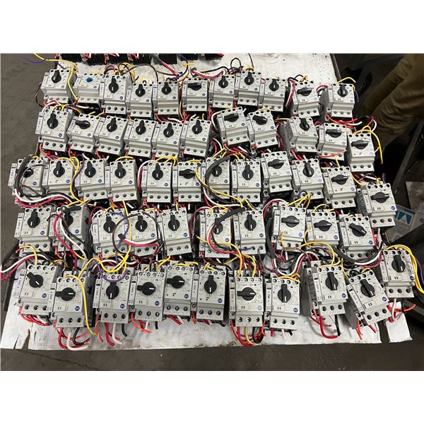 Large Lot of Allen-Bradley #140M-D8N-C10 Circuit Breakers