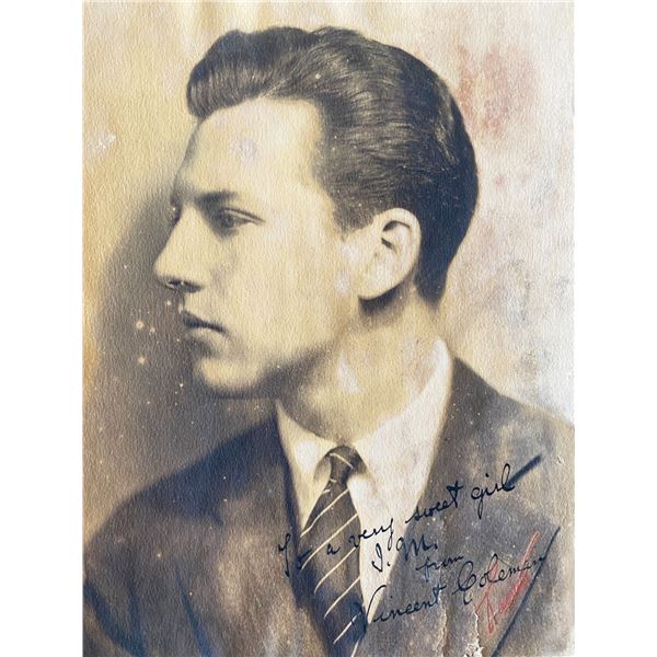 Vincent Coleman signed photo