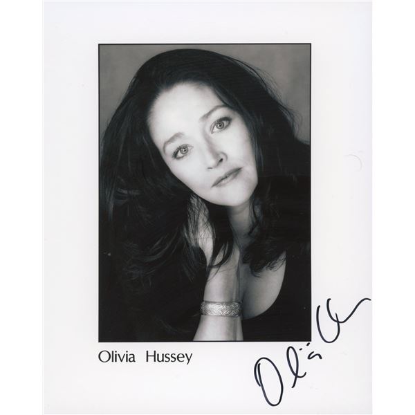 Olivia Hussey signed photo