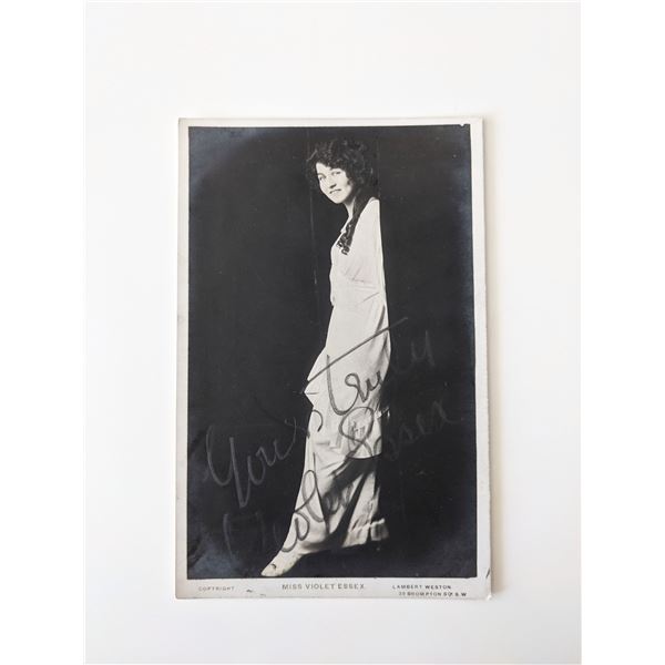 Violet Essex signed photo
