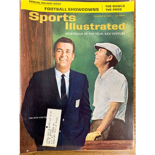 Sports Illustrated Magazine 1964 Ken Venturi Issue