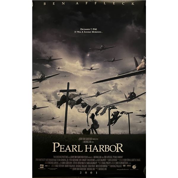 Pearl Harbor 2001 original double-sided movie poster