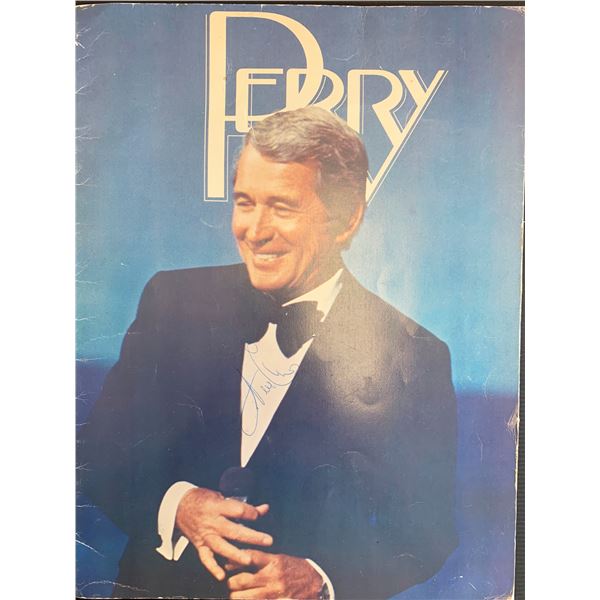 Perry Como Signed Promotional Book