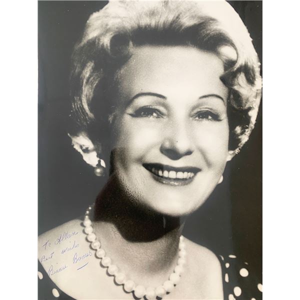 Binnie Barnes signed photo