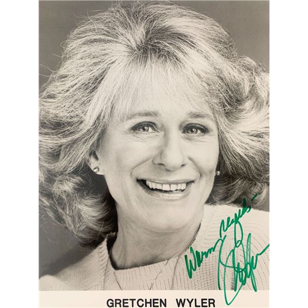 Gretchen Wyler singed photo
