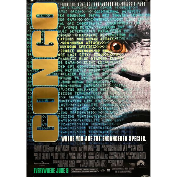 Congo 1994 original movie poster