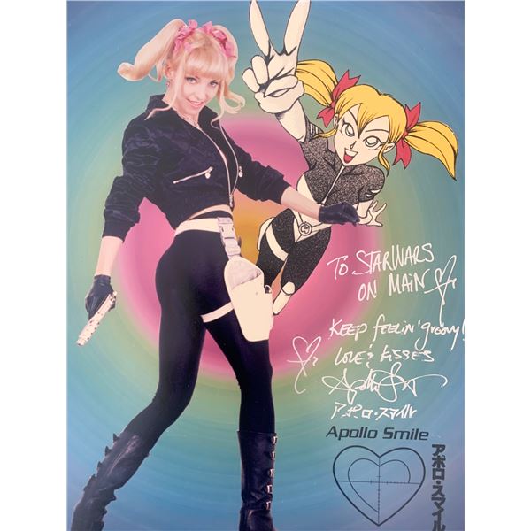 Apollo Smile signed photo