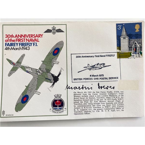 WWII 30th Anniversary First Naval Fairey Firefly  Signed Commemorative Cover