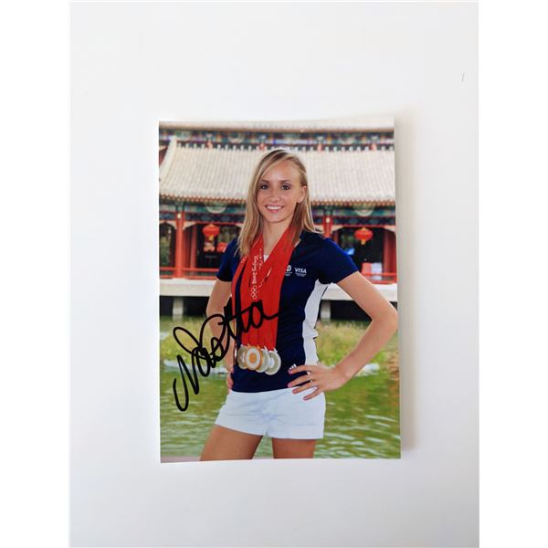 Olympic gymnast Nastia Liukin signed photo
