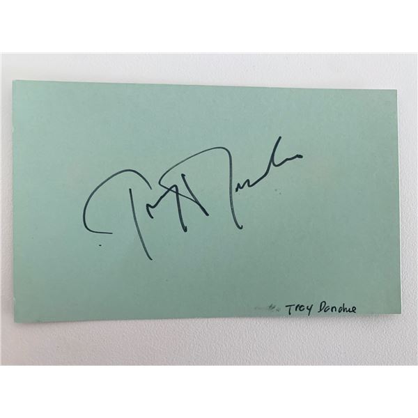 Troy Donohue original signature