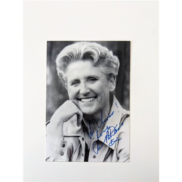 Ann B. Davis signed photo