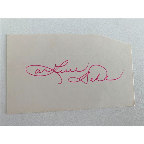 Arlene Dahl original signature