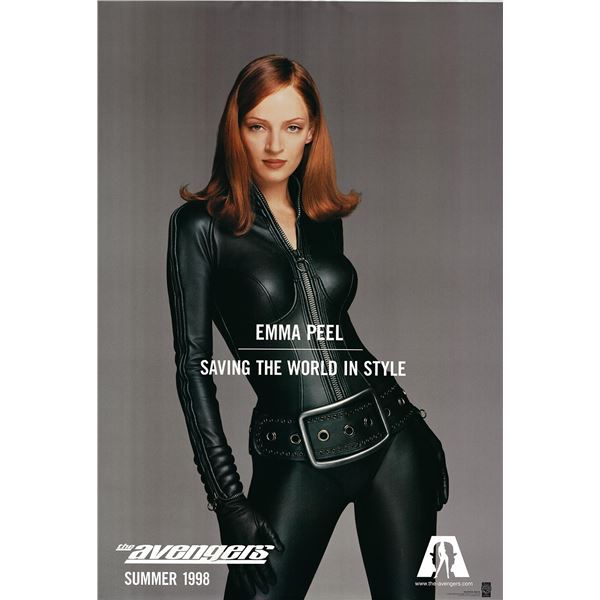 Rare The Avengers Uma Thurman  1998 original movie poster