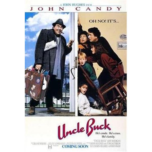 Uncle Buck original double-sided movie poster