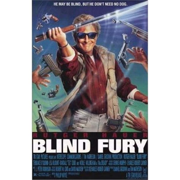 Blind Fury 1989 original movie poster