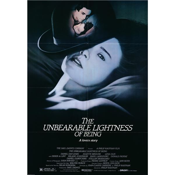 The Unbearable Lightness of Being original 1988 vintage movie poster