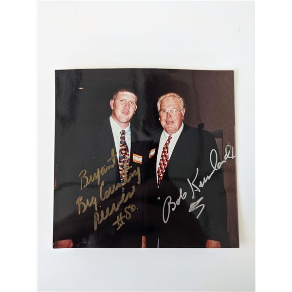 Bryant Reeves and Bob Kurland signed photo