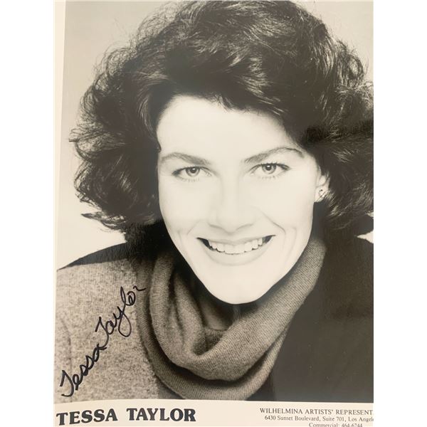 Tessa Taylor signed photo
