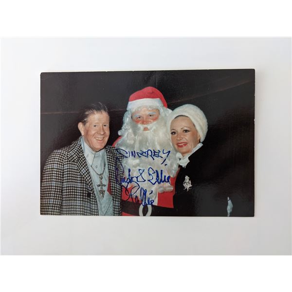Rudy and Ellie Vallée signed photo