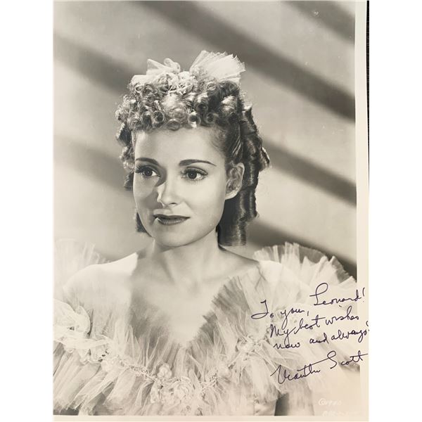 Martha Scott signed photo