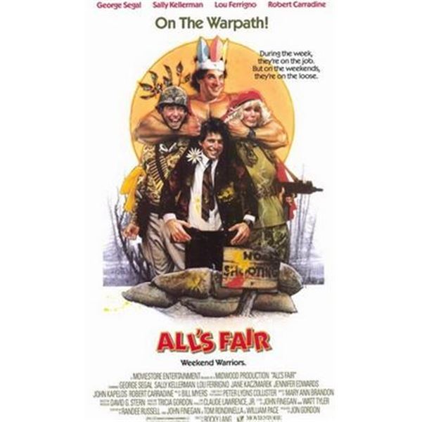 All's Fair 1989 original movie poster