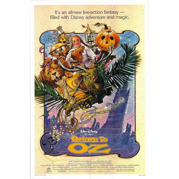 Return to Oz original 1985 vintage one sheet movie poster