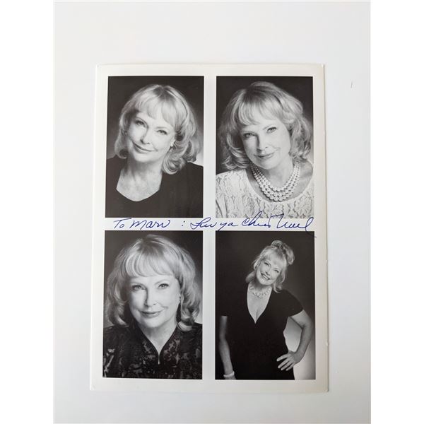 Chris Noel signed photo